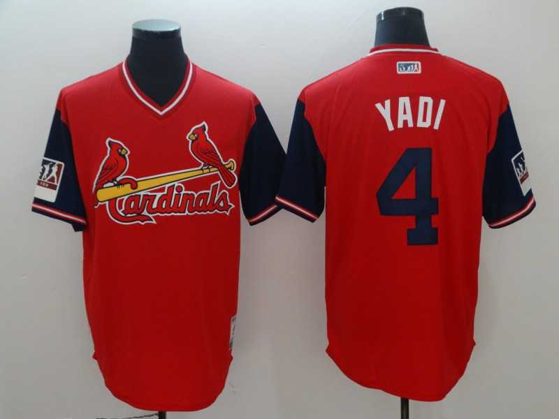 Cardinals 4 Yadier Molina Yadi Red 2018 Players Weekend Authentic Team Jerseys,We sell and wholesale Cardinals 4 Yadier Molina Yadi Red 2018 Players Weekend Authentic Team Jerseys on line form chian!